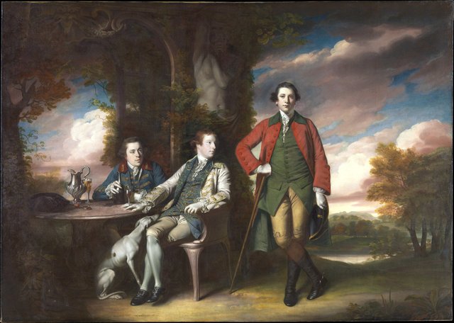 The Honorable Henry Fane (1739–1802) with Inigo Jones and Charles Blair by Joshua Reynolds