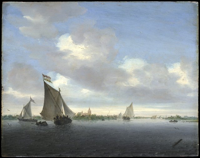 Marine by Salomon van Ruysdael