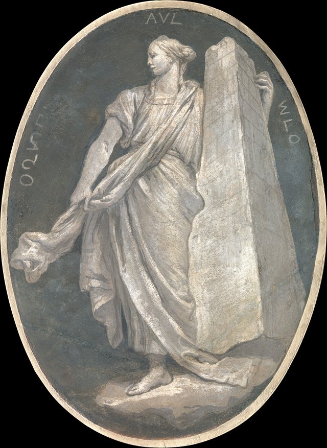 Allegorical Figure Representing Fortitude by Giovanni Battista Tiepolo