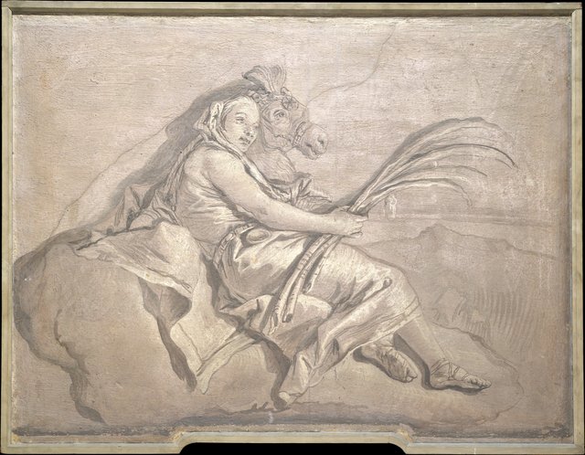 Allegorical Figure Representing Asia by Giovanni Domenico Tiepolo