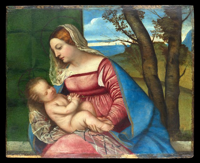 Madonna and Child by Titian
