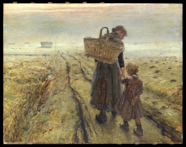 Going Home by Fritz von Uhde