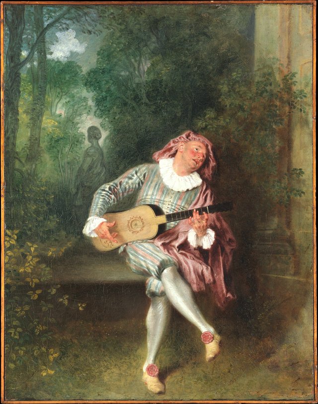 Mezzetin by Jean-Antoine Watteau