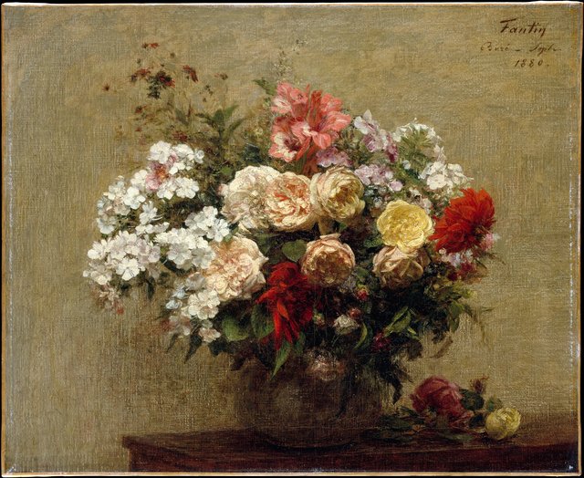 Summer Flowers by Henri Fantin-Latour