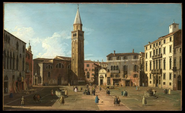 Campo Sant'Angelo, Venice by Canaletto