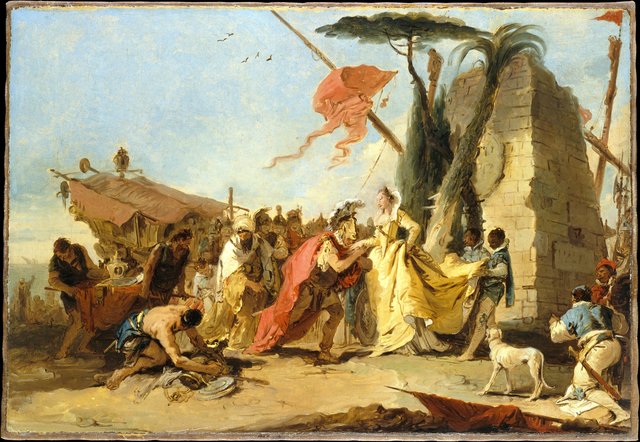 The Meeting of Antony and Cleopatra by Giovanni Battista Tiepolo