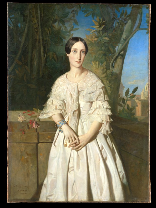 Comtesse de La Tour-Maubourg (Marie-Louise-Charlotte-Gabrielle Thomas de Pange, 1816–1850) by Théodore Chassériau