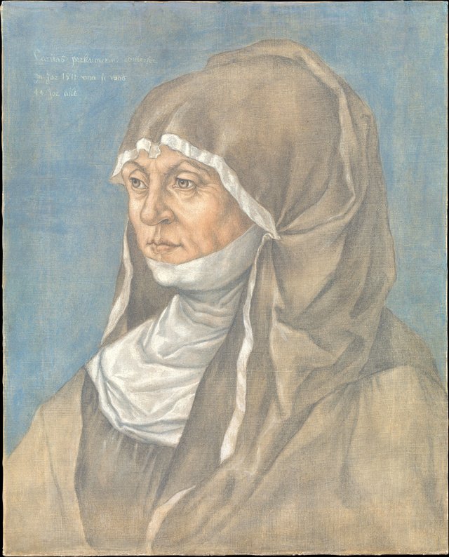 Portrait of a Woman, Said to Be Caritas Pirckheimer (1467–1532) by Albrecht Dürer