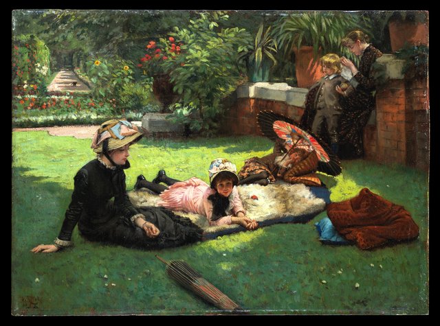 In Full Sunlight (En plein soleil) by James Tissot