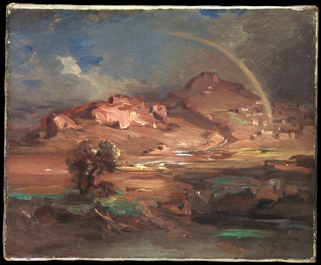 The Cemetery at Pronoia near Nauplia by Carl Rottmann