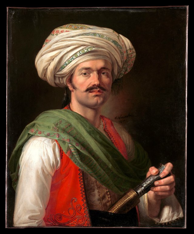 Portrait of a "Mamelouk" by Horace Vernet