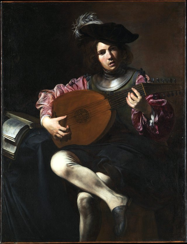 Lute Player by Valentin de Boulogne