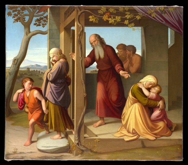 The Banishment of Hagar by Johann Friedrich Overbeck
