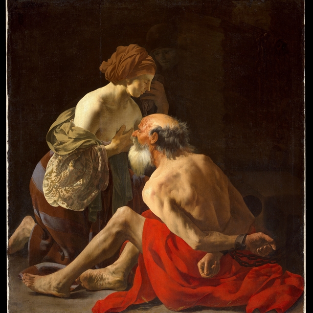 Roman Charity by Hendrick ter Brugghen