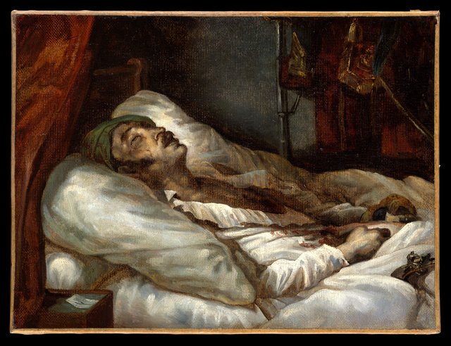 General Letellier on His Deathbed by Théodore Géricault