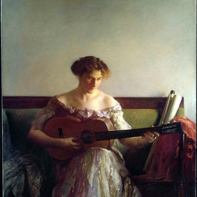 The Guitar Player by Joseph DeCamp