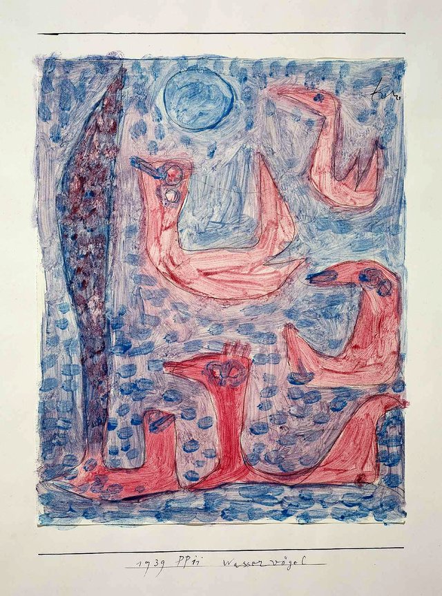 Waterbirds by Paul Klee