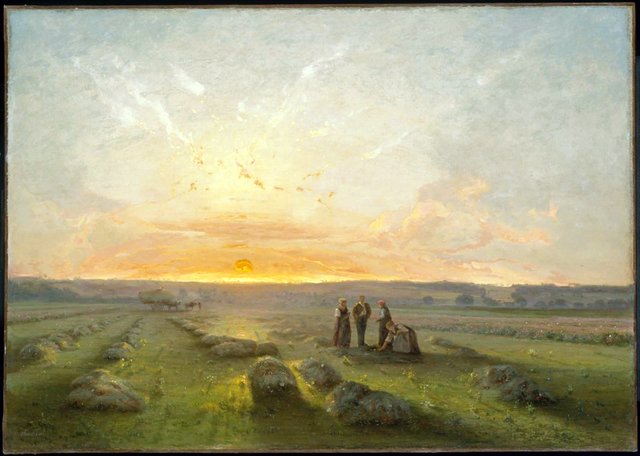Last Rays of Sun on a Field of Sainfoin by Antoine Chintreuil