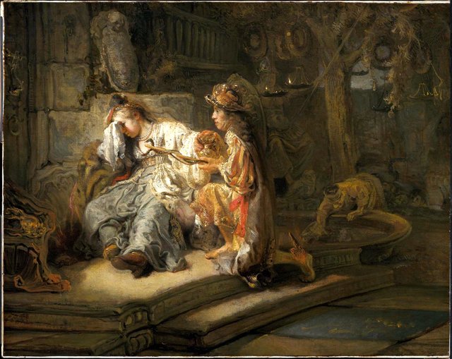 Mercury and Aglauros by Carel Fabritius