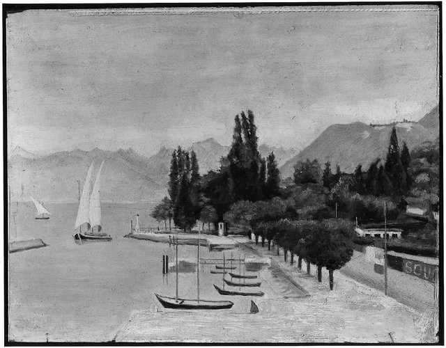 Lake of Geneva (Lac Leman) by Henri Rousseau