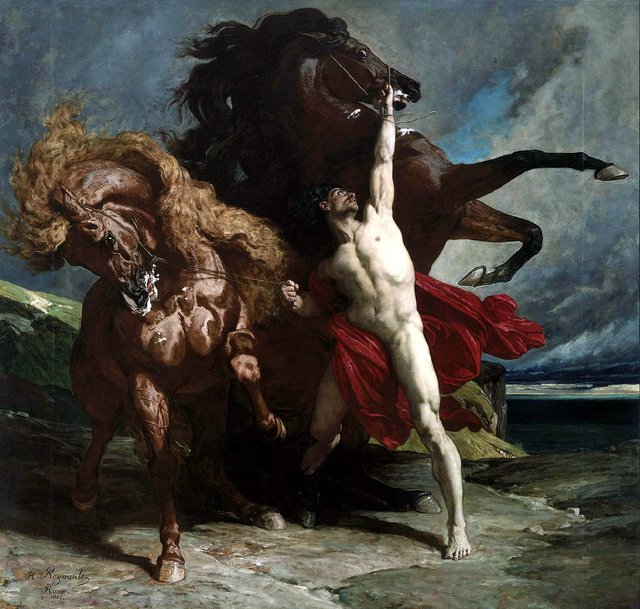 Automedon with the Horses of Achilles by Henri Regnault
