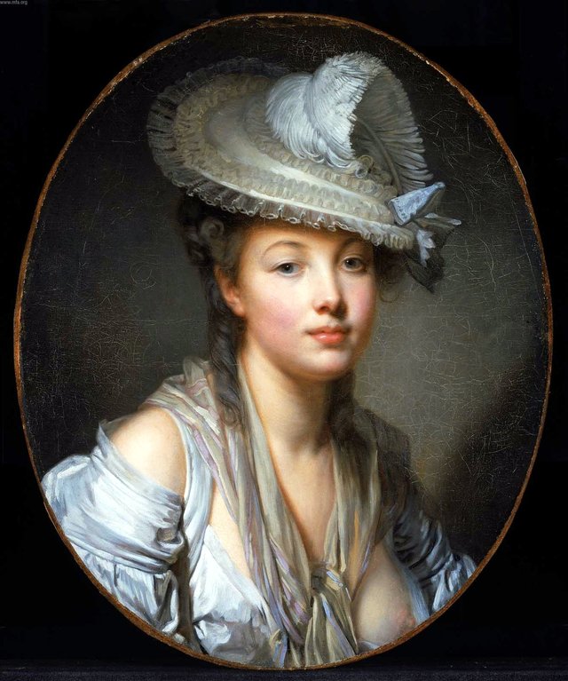 The White Hat by Jean-Baptiste Greuze