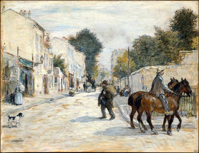 Street Scene by Jean-François Raffaëlli