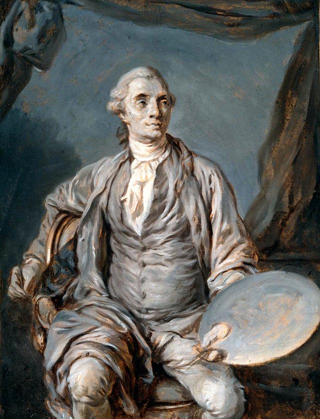 Joseph-Marie Vien with Palette by Joseph-Siffred Duplessis
