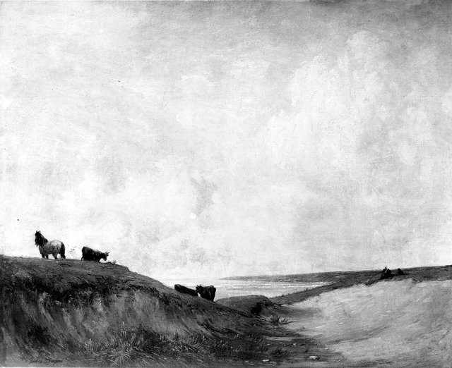 Cattle on the Dunes by Jules Dupré