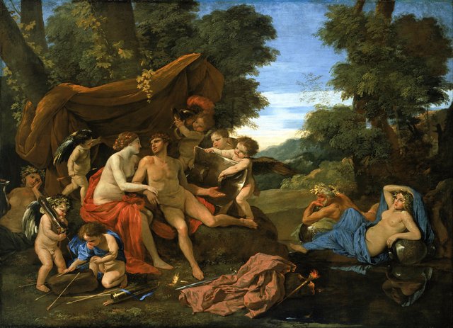 Mars and Venus by Nicolas Poussin