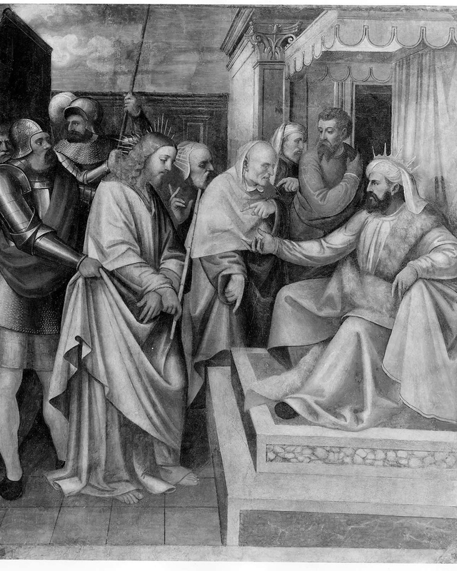 Christ before Caiaphas by Paolo da Caylina il Giovane