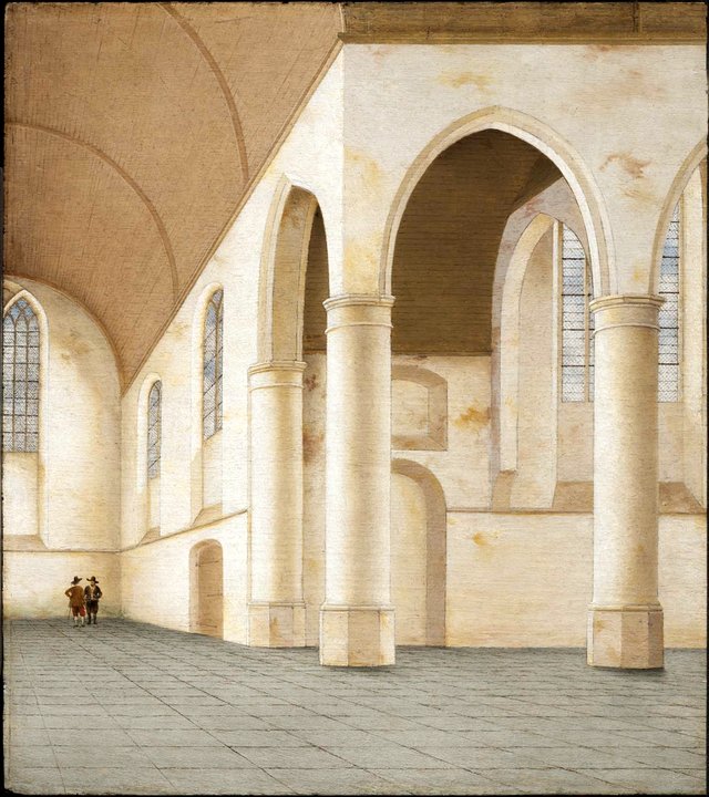 Church of Saint Odulphus, Assendelft by Pieter Jansz. Saenredam