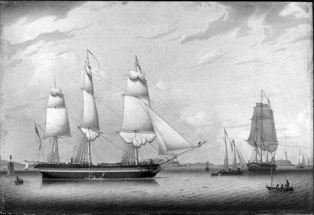 The New Ship "Duncan" by Robert Salmon