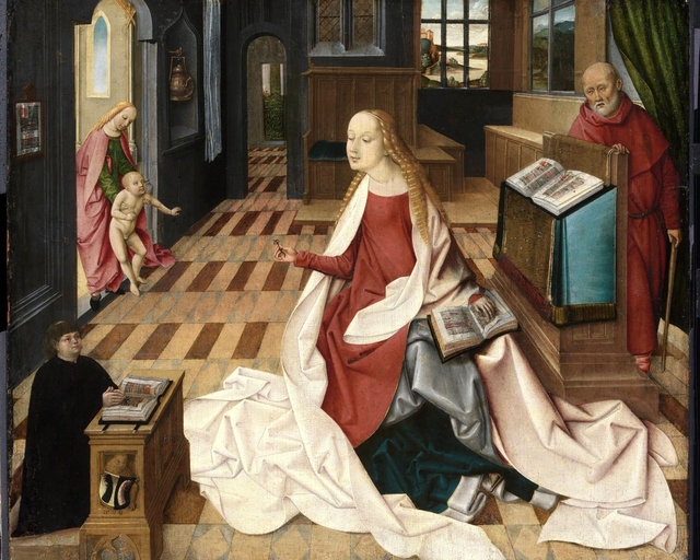 The Education of the Infant Christ by Rueland Frueauf the Elder