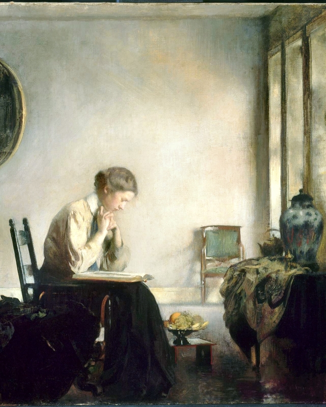 Girl Reading by Edmund Charles Tarbell
