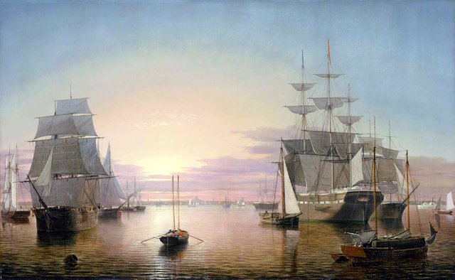 Boston Harbor by Fitz Henry Lane