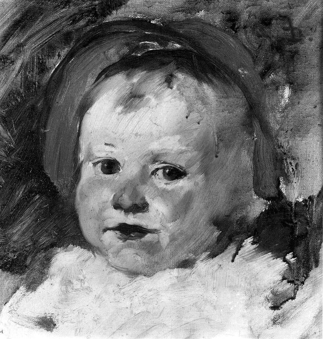Head of a Child by Frank Duveneck