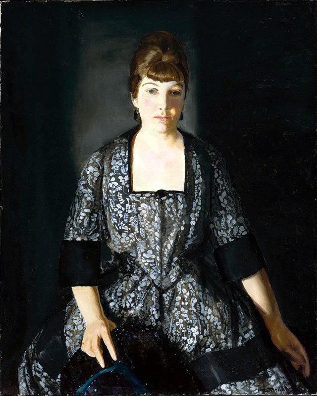 Emma in the Black Print by George Bellows