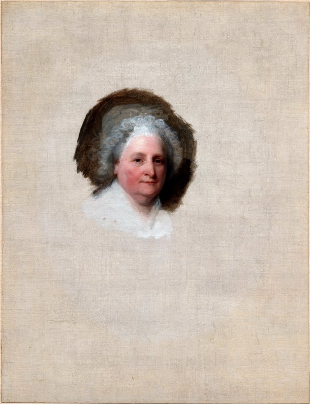 Martha Washington (Martha Dandridge Custis) by Gilbert Stuart