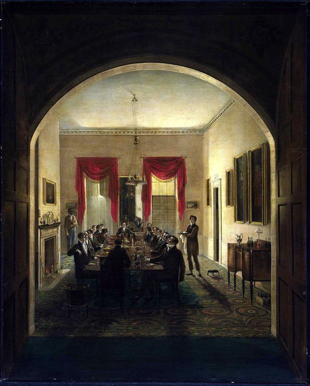The Dinner Party by Henry Sargent