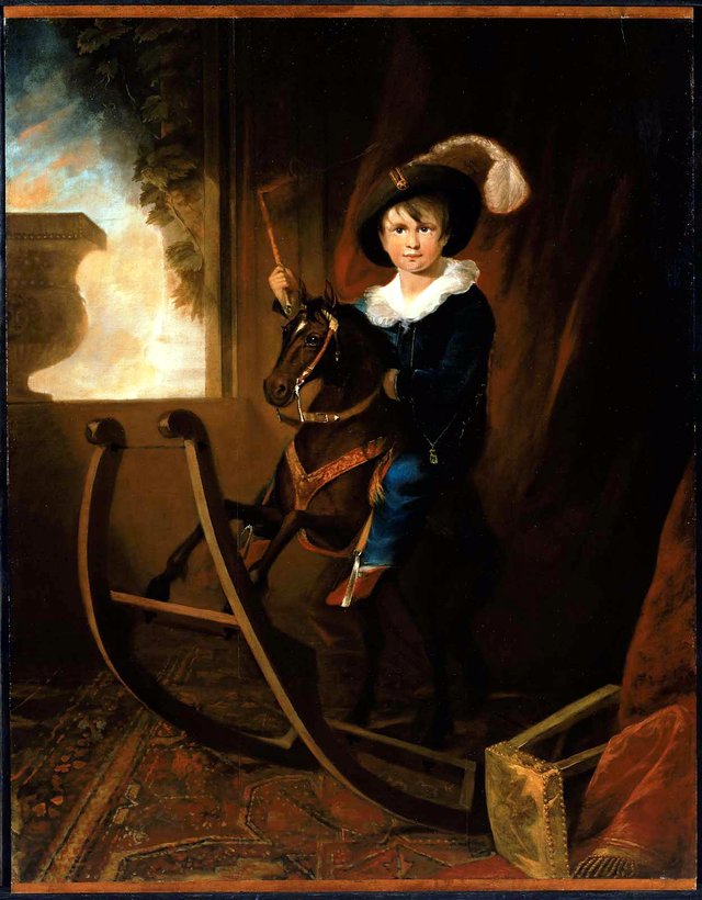 Boy on a Hobby Horse by Henry Sargent