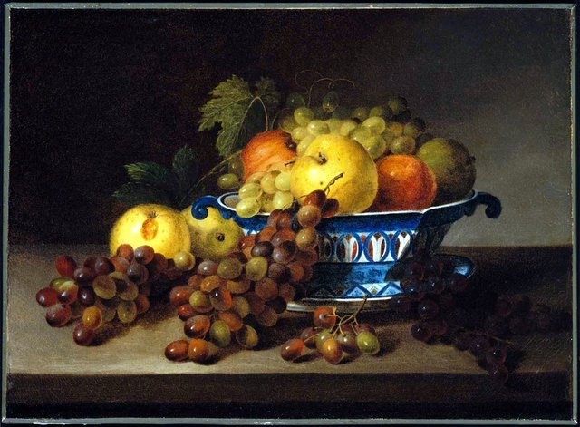 A Porcelain Bowl with Fruit by James Peale