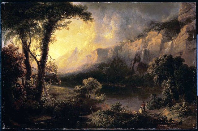 Lake and Mountains by Thomas Doughty
