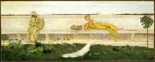 A Garden by Thomas Dewing