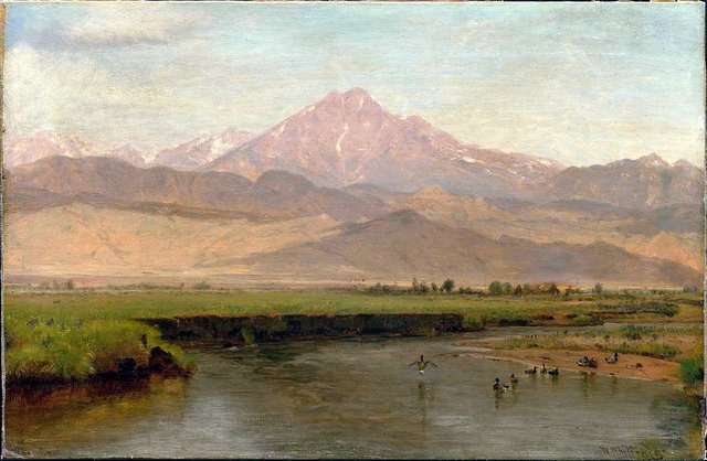 Long's Peak, Colorado by Worthington Whittredge