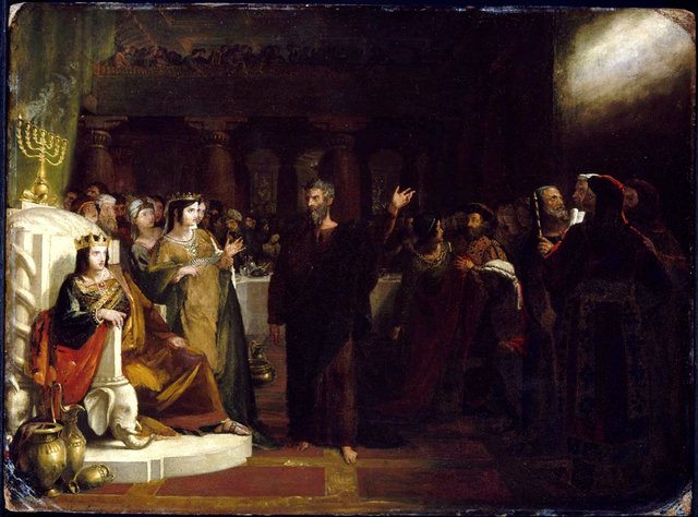 Study for Belshazzar's Feast by Washington Allston
