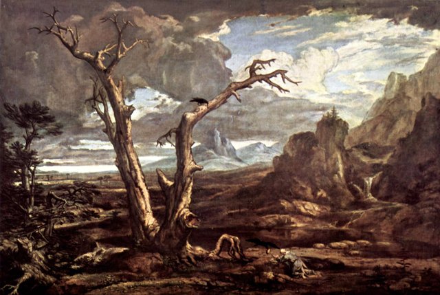 Elijah in the Desert by Washington Allston