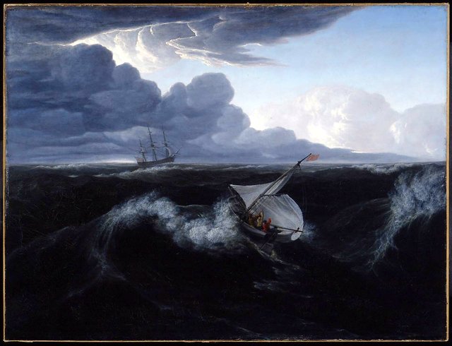 Rising of a Thunderstorm at Sea by Washington Allston