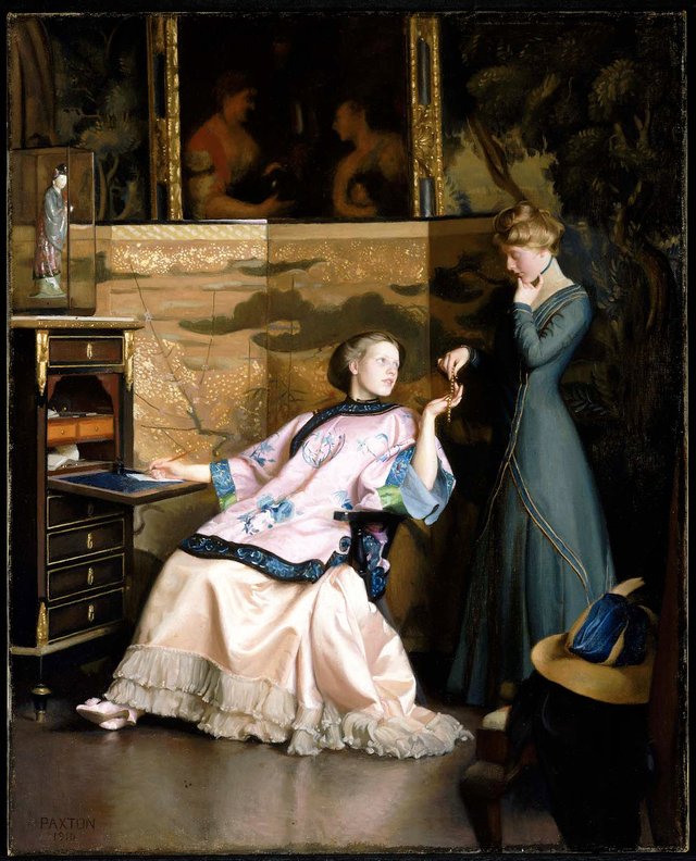The New Necklace by William McGregor Paxton