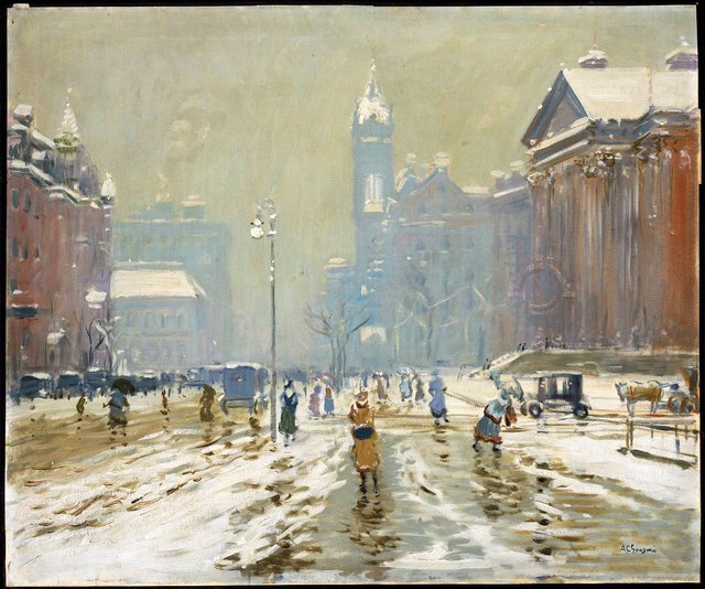 Copley Square, Boston by Arthur Clifton Goodwin